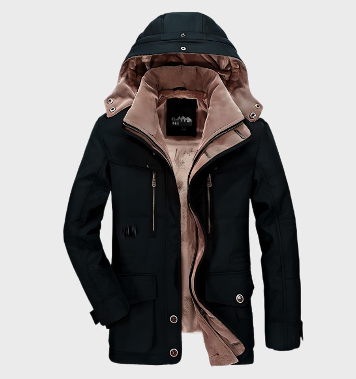 Ian – warme pelzgefütterte winterjacke