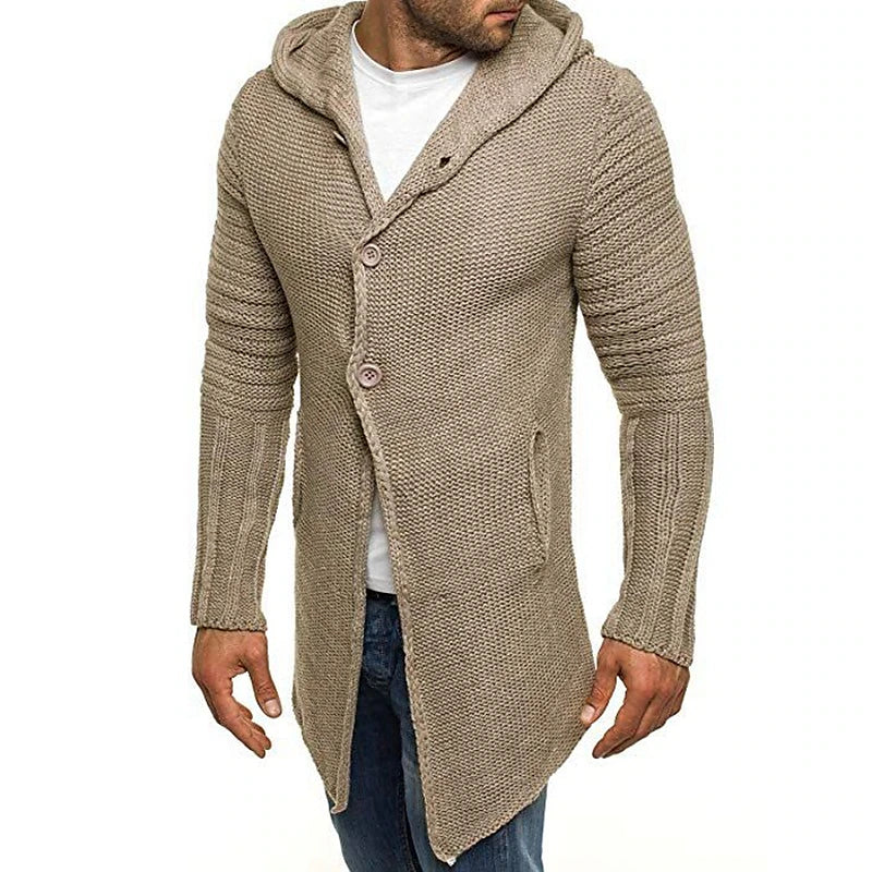 CALVIN - Stylischer langer Cardigan für Herren (italienisches Design)