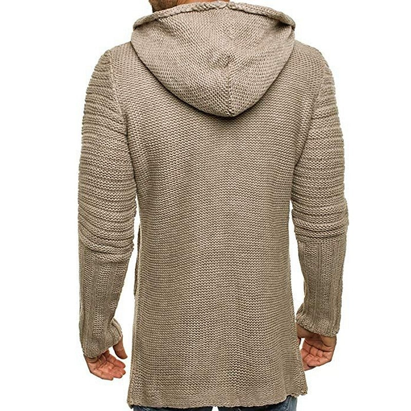 CALVIN - Stylischer langer Cardigan für Herren (italienisches Design)