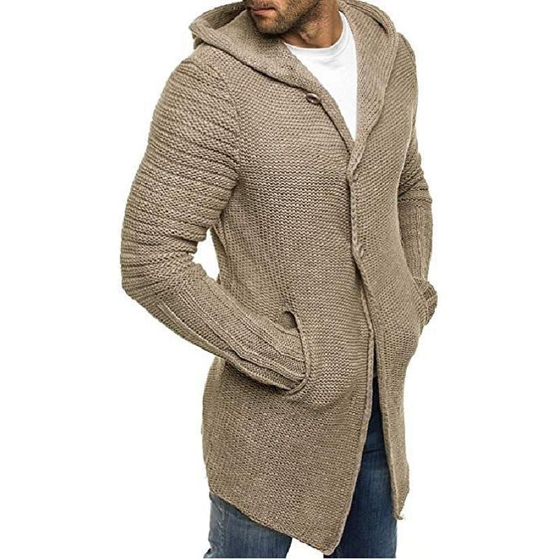 CALVIN - Stylischer langer Cardigan für Herren (italienisches Design)